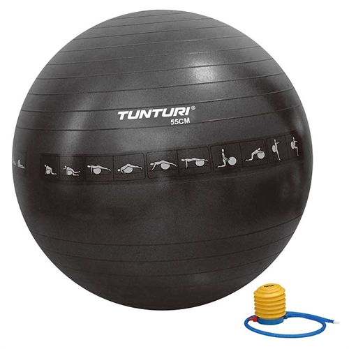 Tunturi Svart Training Ball - 55 cm