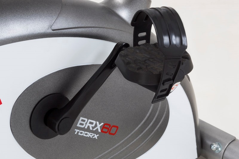 Nærbillede af pedalen til BRX 60 motionscyklen fra TOORX